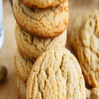 Thick and Chewy Peanut Butter Cookies 