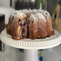 Sour Cream Blueberry Coffee Cake