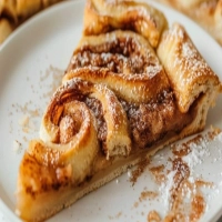 Cinnamon-Sugar Pizza Made with Crescent Rolls