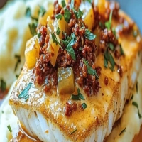 Recette de Cabillaud Rôti à la Crème de Chorizo