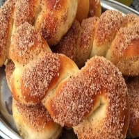 Rosquinhas Feitas com a Massa de Pretzels 
