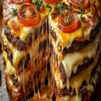 Giant Burger Pizza