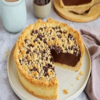 Tarte au chocolat façon crumble