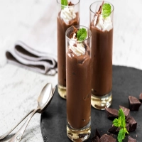 Christmas Chocolate Pudding Shots