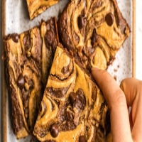 Fudgy Peanut Butter Brownies