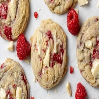 White Chocolate Raspberry Cookies