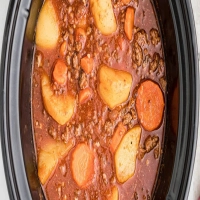 This is called Poor Man's Stew but I feel so rich eating it!