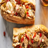 Chicken Cheese Steak Sandwiches