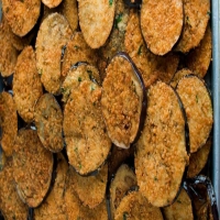Berinjela à milanesa feita em 15 minutos muito saudável e deliciosa