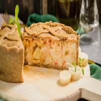 Torta de Palmito com Catupiry
