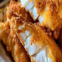 Filé de Peixe Empanado Crocante da Vovó!