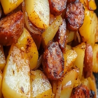 Pan fried potatoes
