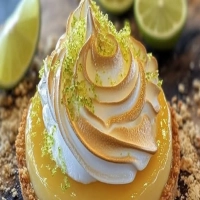 Torta de Limão com Crosta de Bolacha