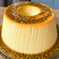 Pudim de Maracujá de Liquidificador uma delicia!
