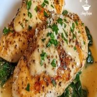 One-Pot Garlic Parmesan Chicken with Spinach