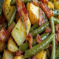 Country Ranch Green Beansotatoes