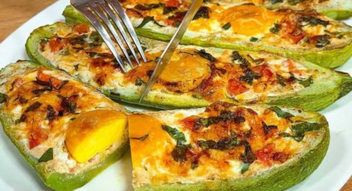 Pas de friture !😍 Des bateaux de courgettes farcies qui rendent tout le monde fou !