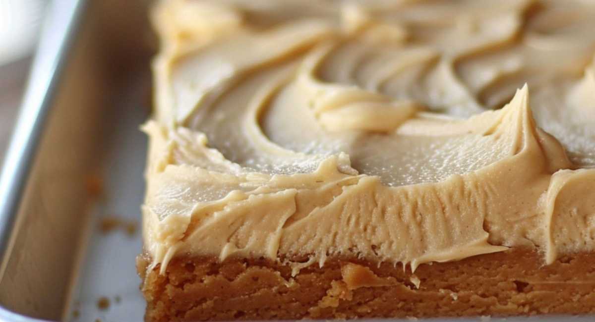 Peanut Butter Sheet Cake with Peanut Butter Frosting