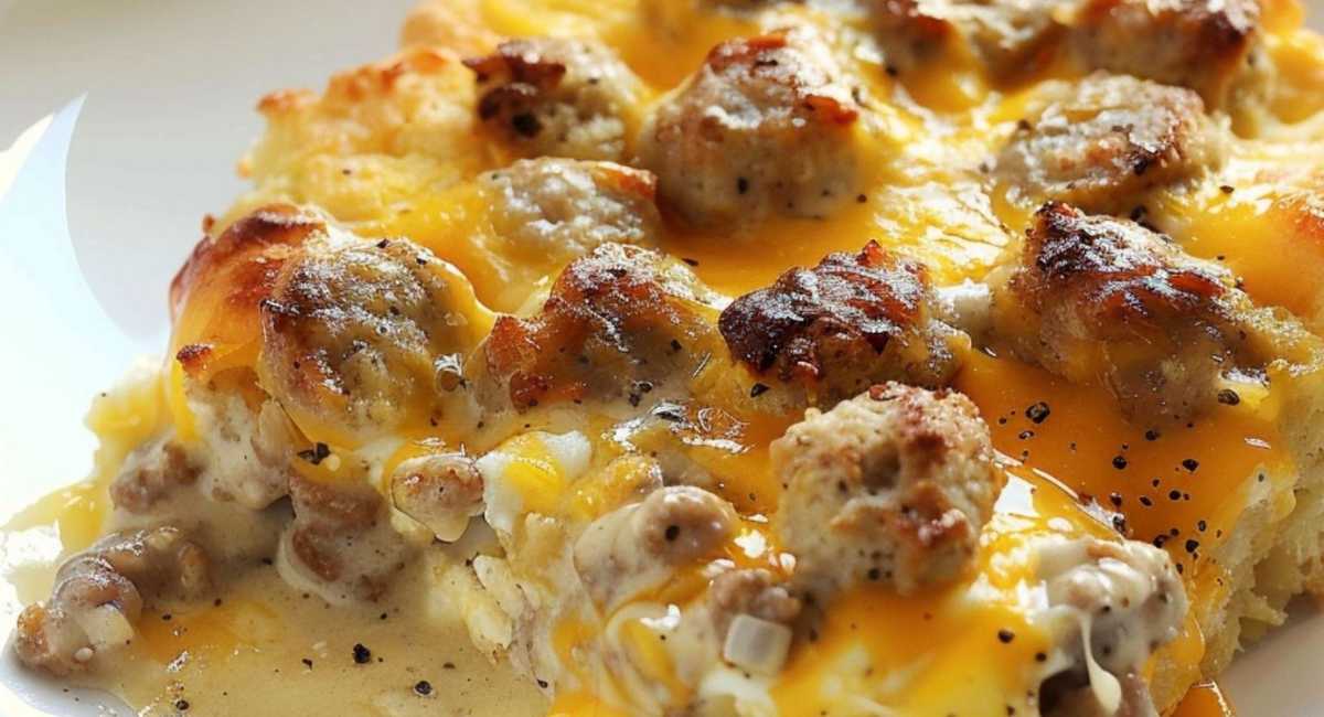 Biscuits and Gravy Casserole