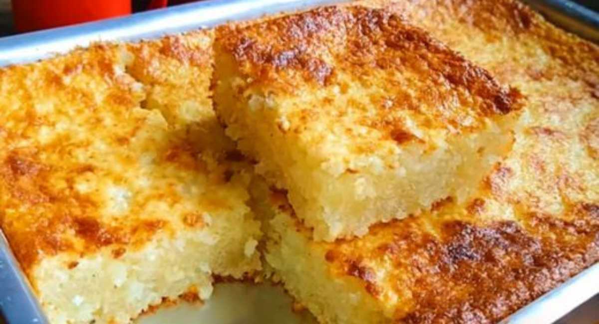 Bolo de tapioca granulada