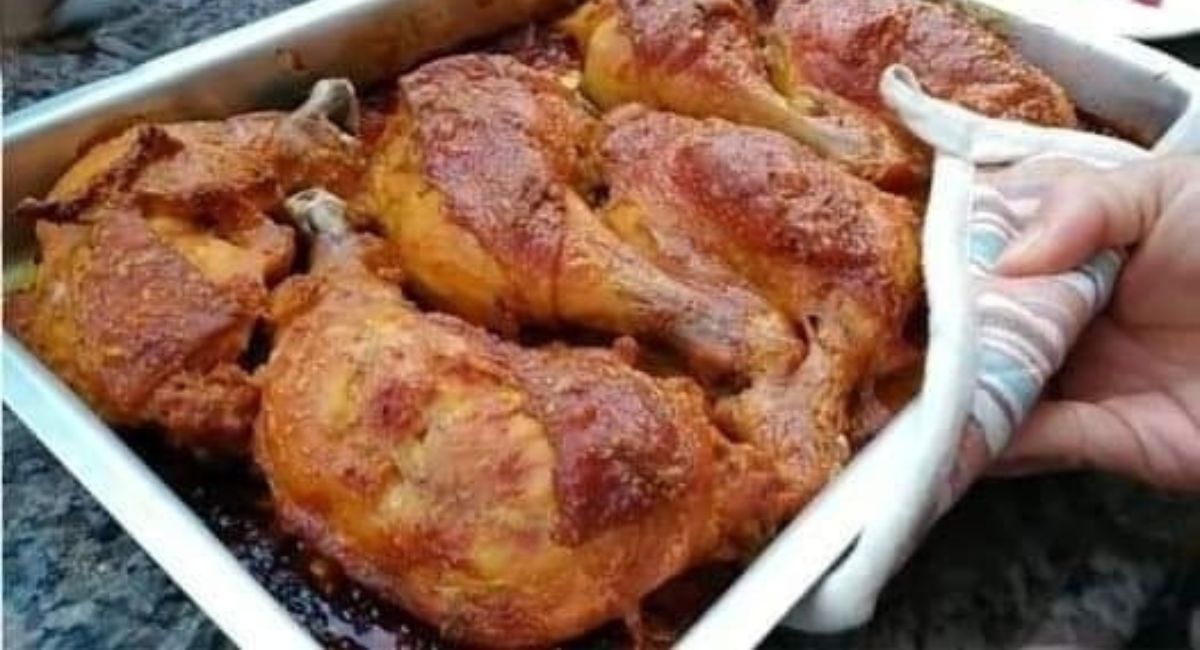 Coxas de Frango Assada na Maionese