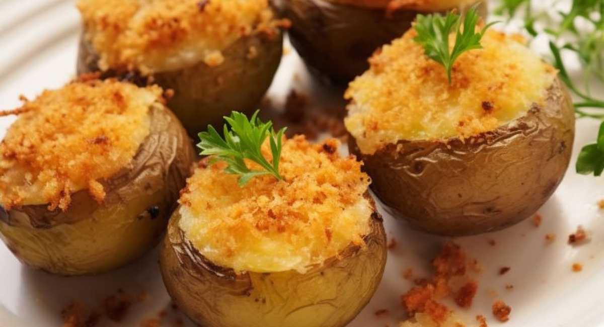 Get the best potatoes ever with this recipe's magic sauce. Just see as chef flips this over