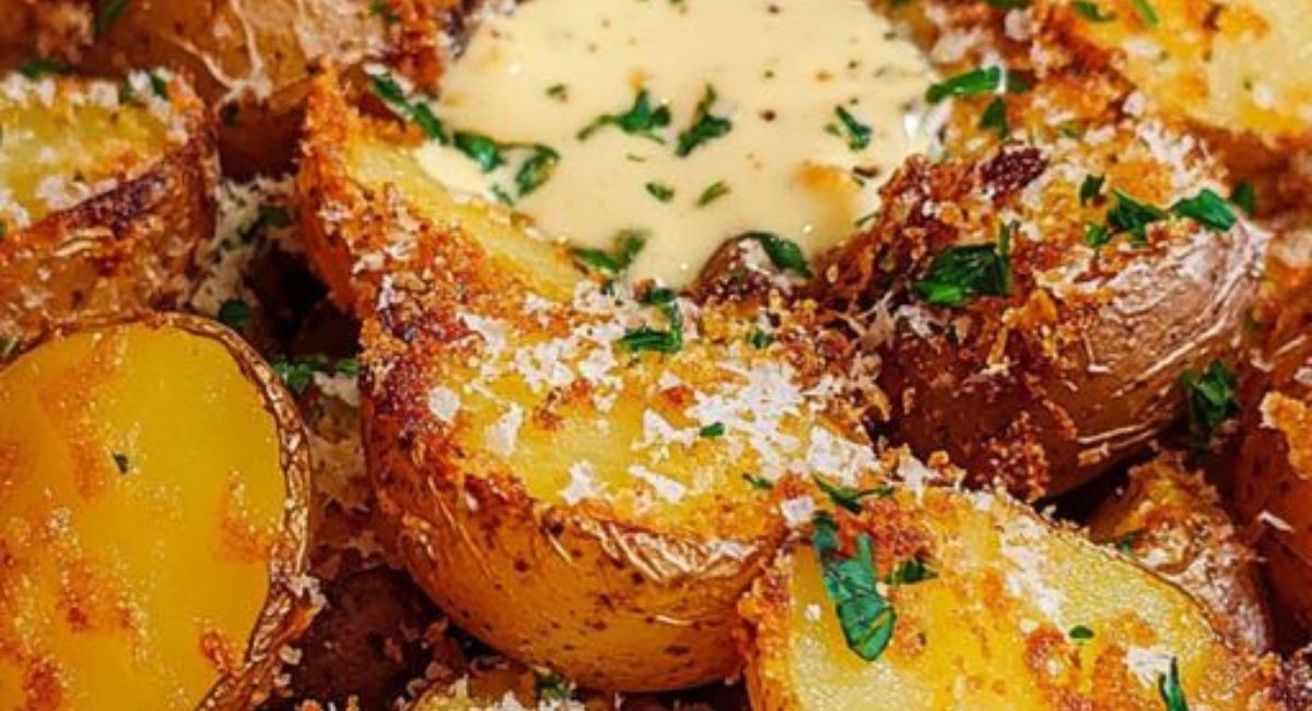 Crispy Parmesan Potatoes