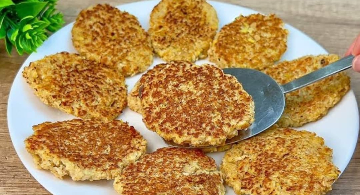 Crêpes à l’avoine, aux pommes et aux bananes sans sucre