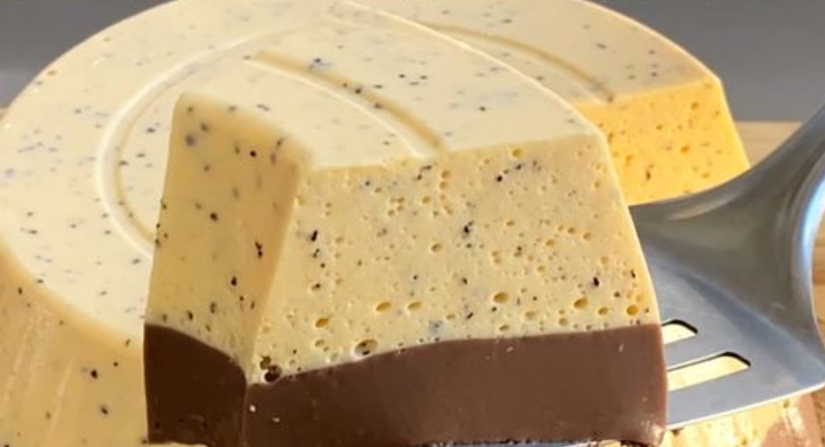 Sobremesa Deliciosa de Maracujá com Chocolate: Um Encanto de Duas Camadas
