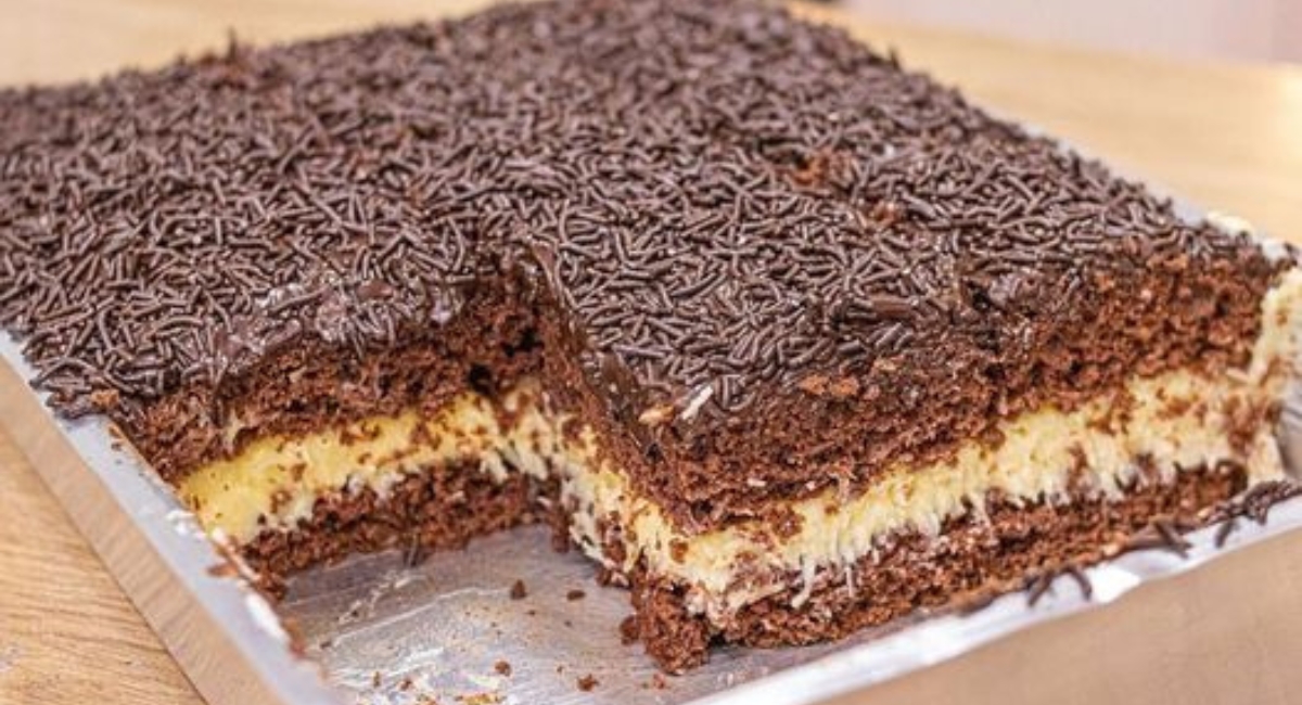 O bolo dos seus SONHOS, bolo de chocolate com cocada cremosíssima