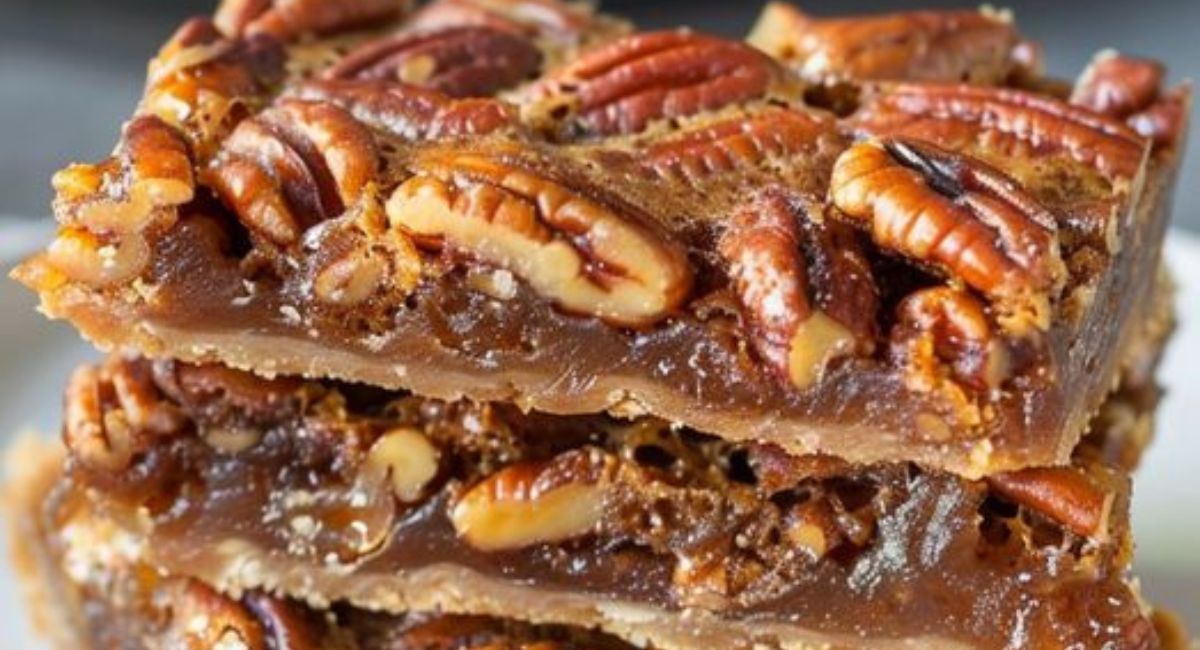 Lazy Pecan Pie Bars