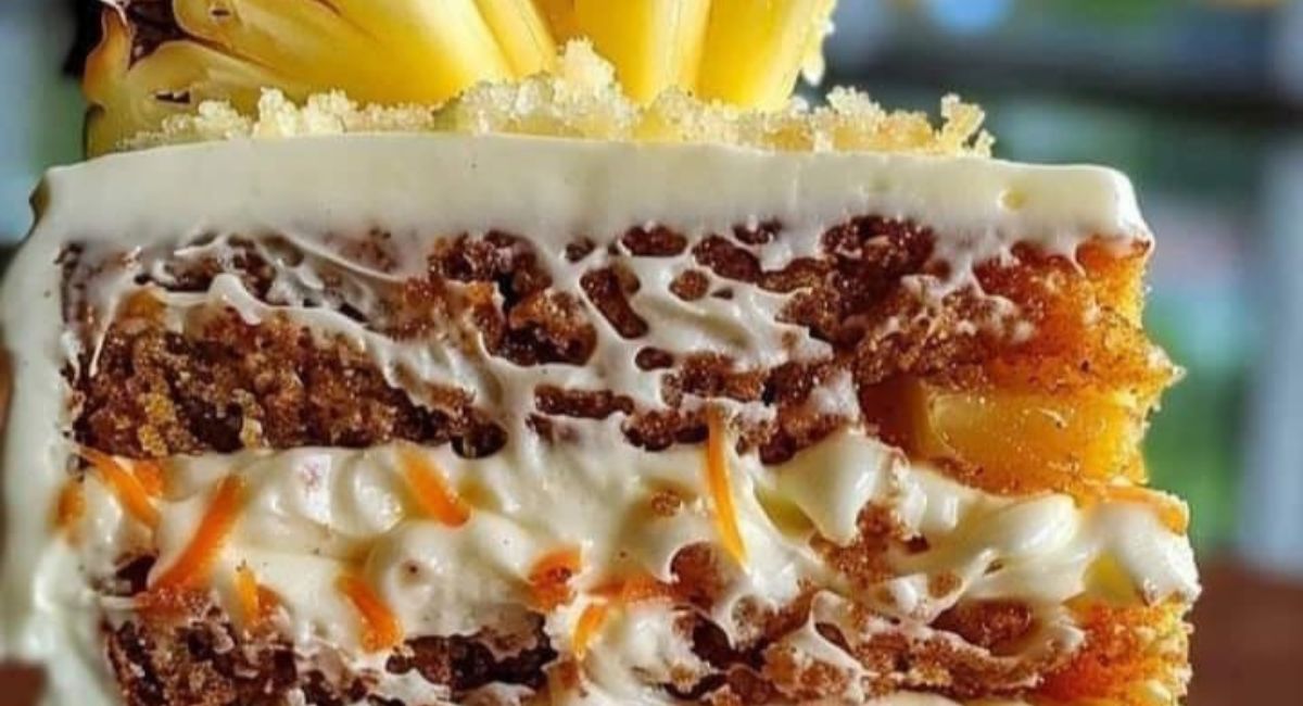 Hawaiian Carrot Pineapple Cake 