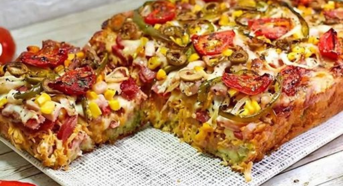 Torta x-tudo a torta salgada que vale por uma refeição e não precisa de liquidificador