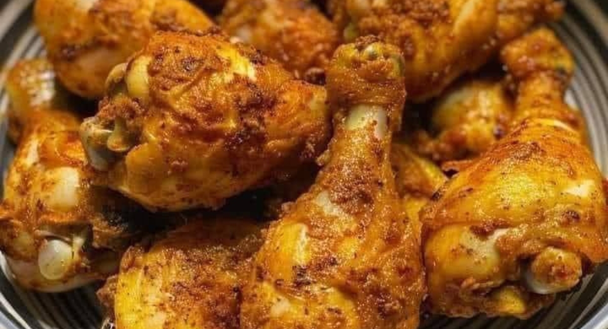 Délice de poulet doré à la friteuse croustillante à air