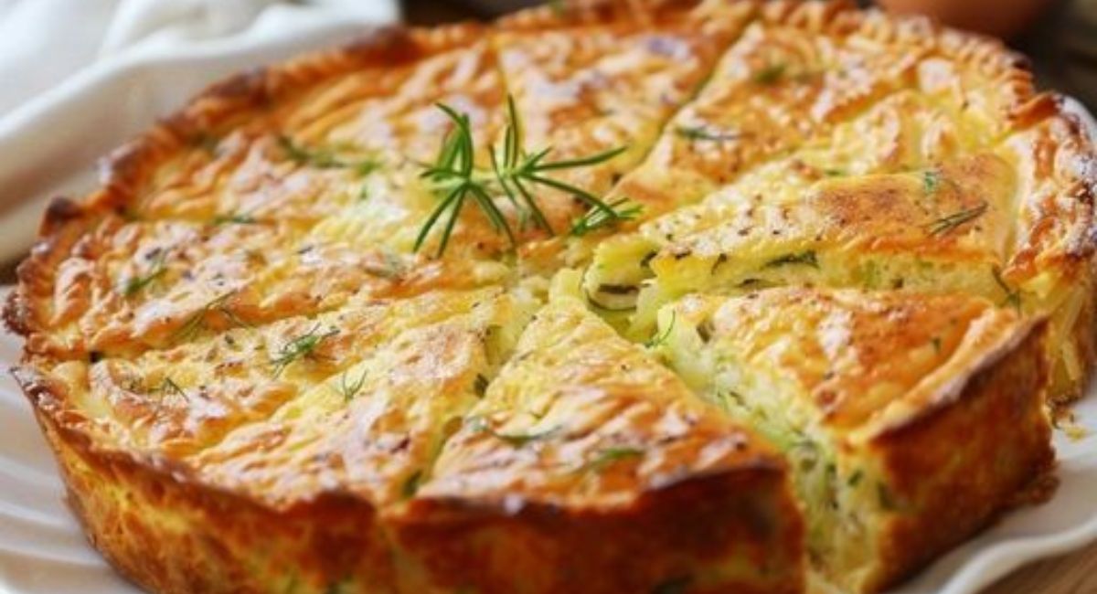 Délicieux Flan de courgettes au jambon