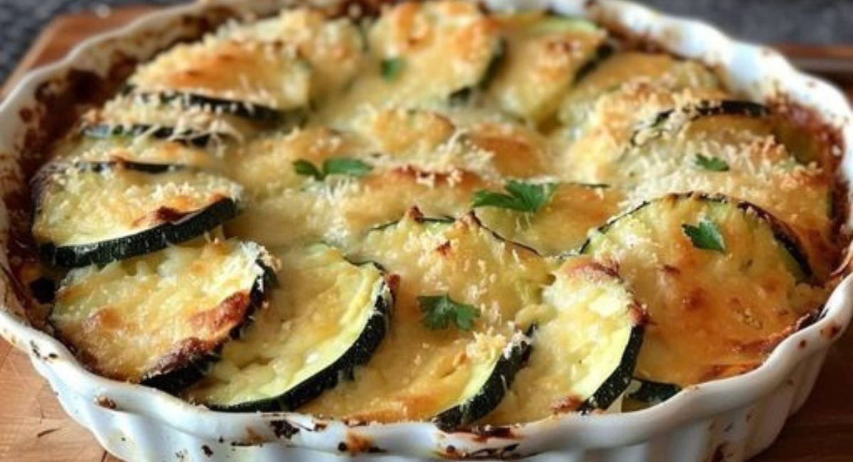 Gratin de courgette au thon