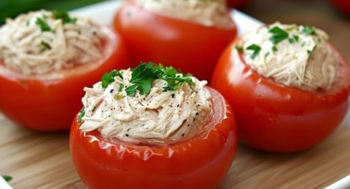 Tomates farcies à la mousse de thon