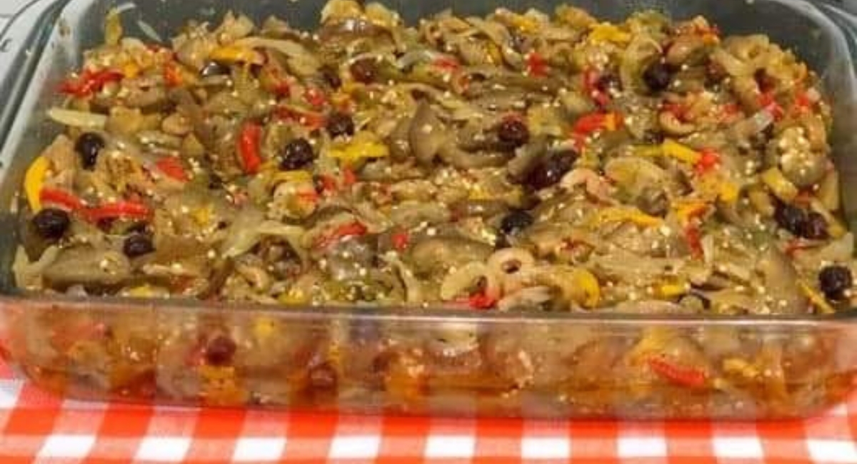 COLOQUEI TUDO NA PANELA E FIZ A CAPONATA DE BERINJELA MAIS PRÁTICA E FÁCIL DO MUNDO!