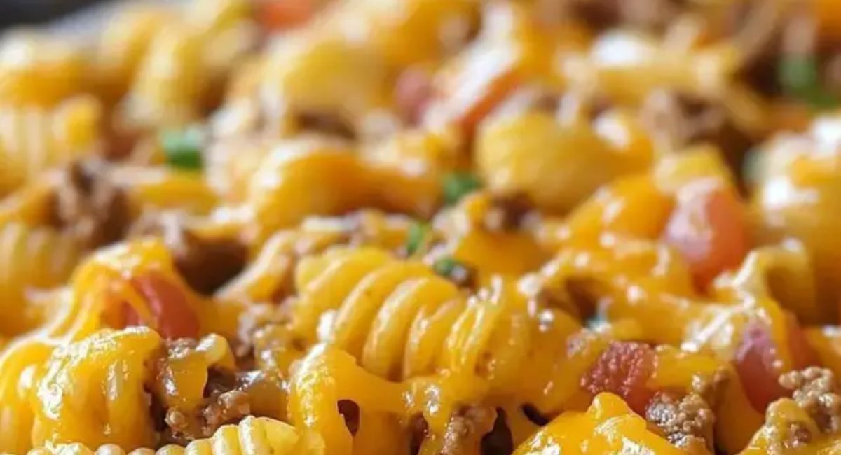 Cheesy Taco Cream Cheese Pasta