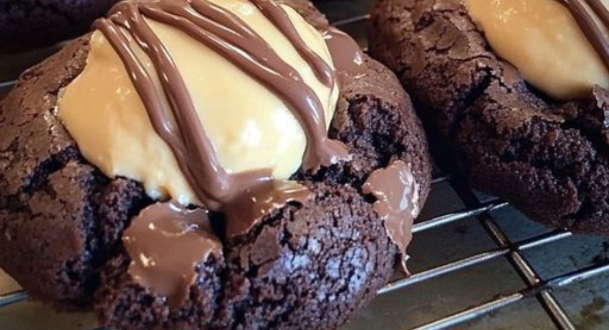 Buckeye Brownie Cookies