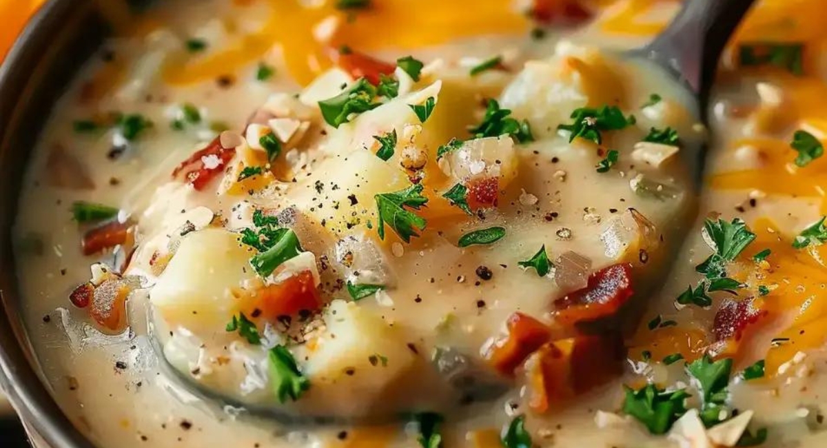 Crock Pot Crack Potato Soup