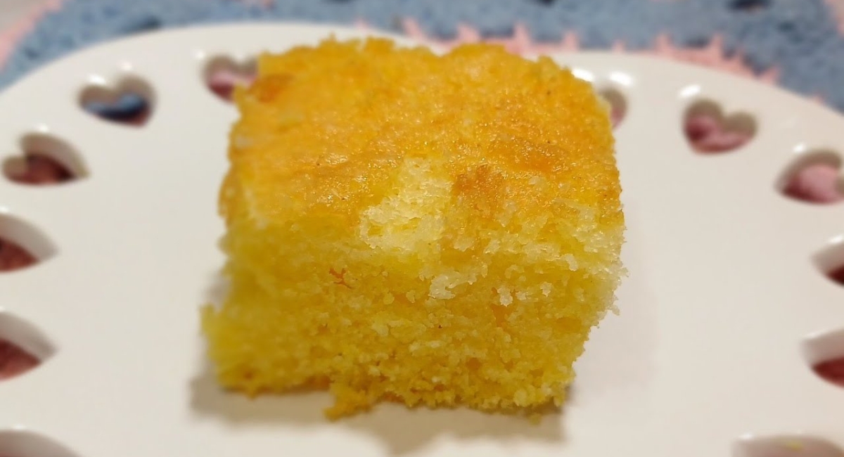 Bolo de Fubá super fofinho sem farinha de trigo