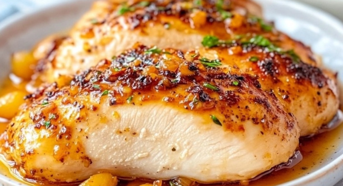 Poulet au miel, ail et moutarde de Dijon