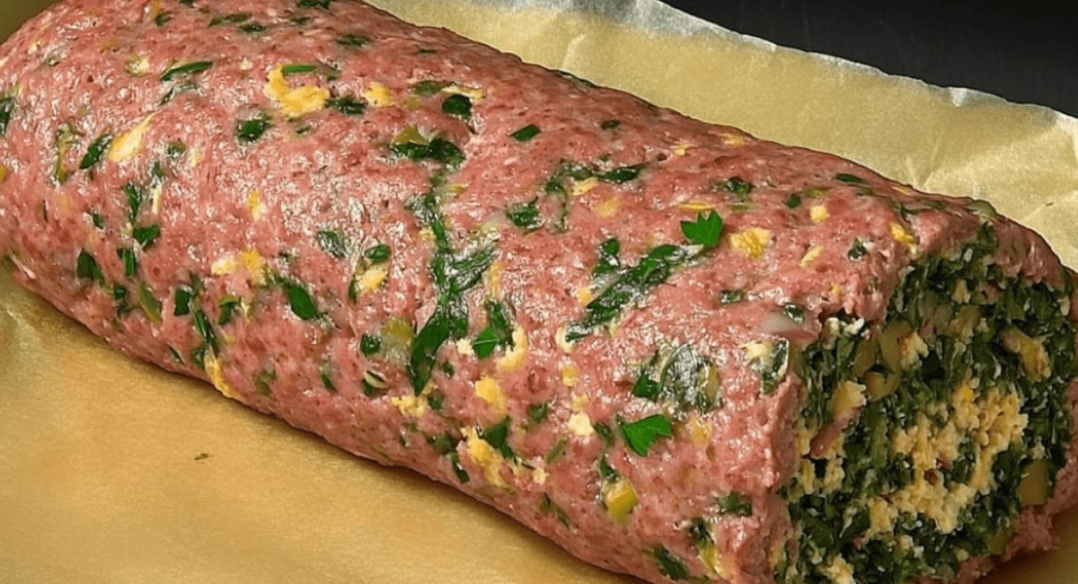 Aprendi em um programa de TV: O rocambole de carne mais delicioso de todos os tempos!