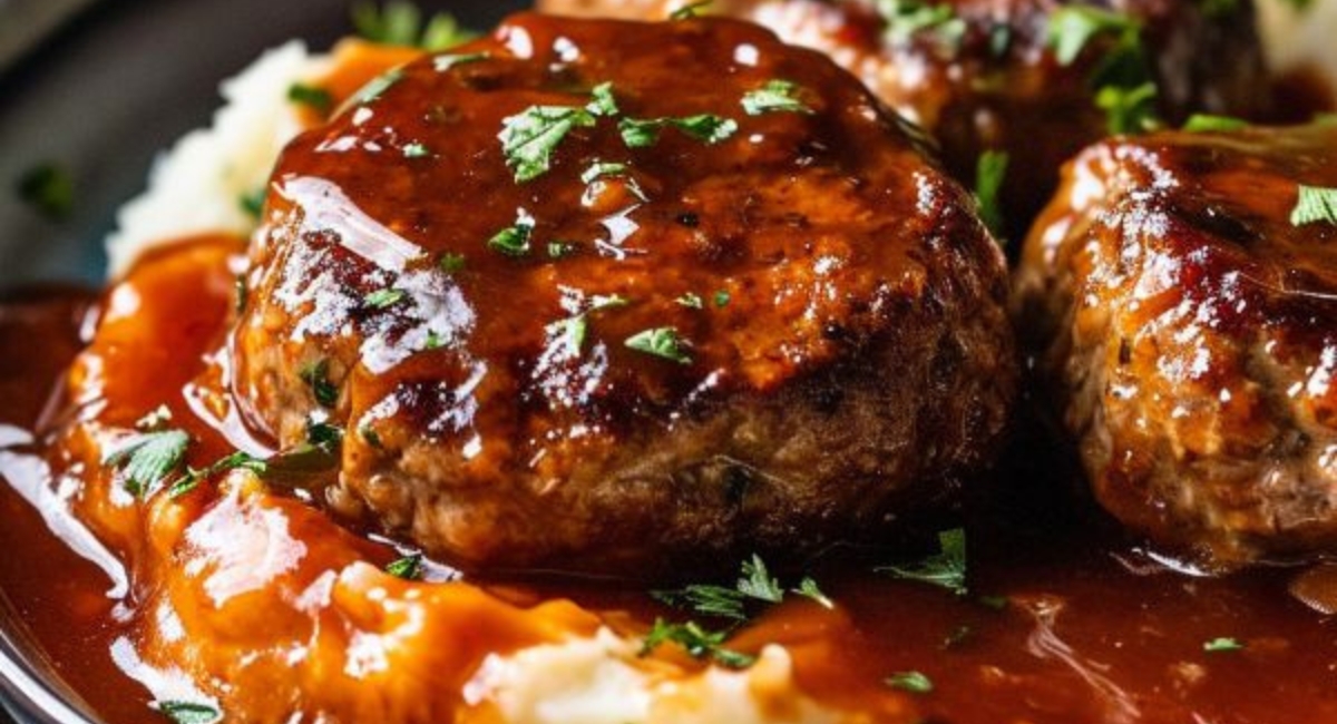 Easy Slow Cooker Salisbury Steak