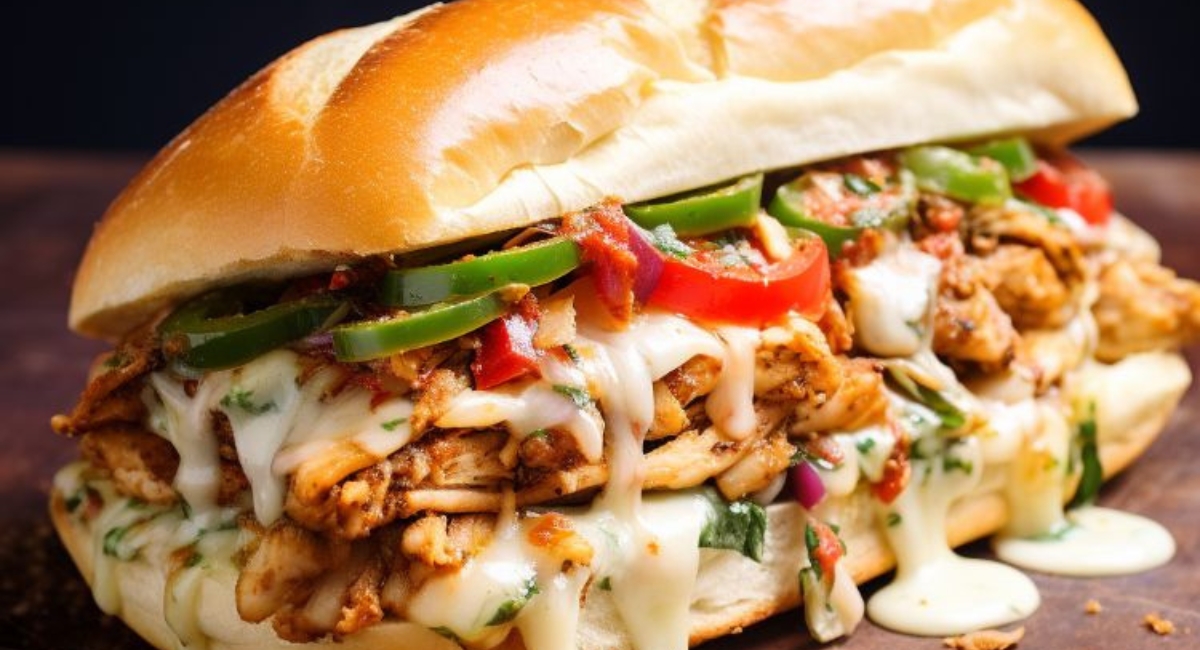 Slow Cooker Chicken Philly Sandwiches