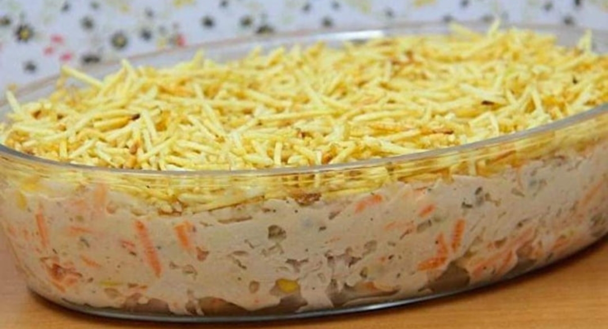 Receita de salpicão de frango simples