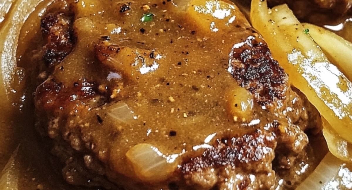 Hamburger Steaks with Onion Gravy