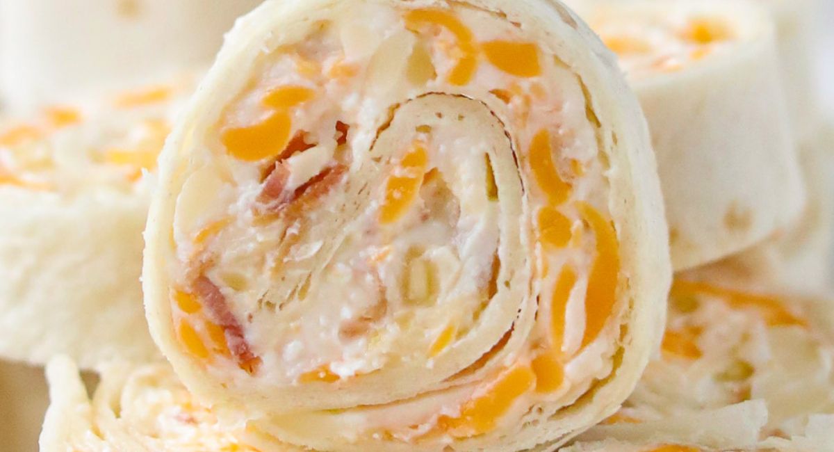 Rouleaux de tortilla au poulet.