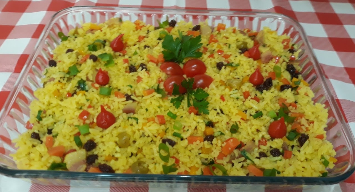 Receita de Arroz à Grega